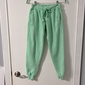 La Destresse Mint Green Sweatpants Joggers XS
